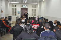  بالصور: الشيخ نعيم أبو لسان يُلقي محاضرة بمناسبة المولد النبوي في النادي الاسلامي 